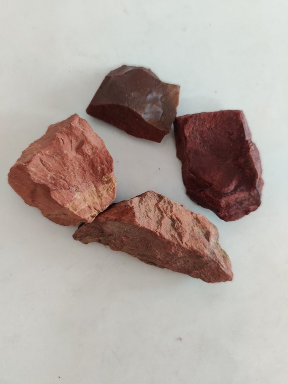 Natural Raw Red Jasper Crystals, Jasper For Crystal Healing, Yoga Reiki, Second Chakra, Spiritual, Orange Red Gemstones, Root Chakra