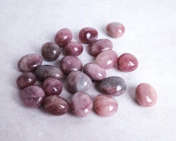 Purple Rose Quartz Tumbles | Tumbled Crystal | Lavender Rose Quartz