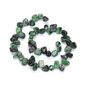 Shop Ruby Zoisite Bead Shapes! 1 Strand/15" Natural Red Ruby Zoisite Healing Gemstone Free Form Teardrop Briolette 10-20mm Pendant Drop Beads for Earrings Jewelry Making | Natural genuine other-shape Ruby Zoisite beads for beading and jewelry making.  #jewelry #beads #beadedjewelry #diyjewelry #jewelrymaking #beadstore #beading #affiliate #ad