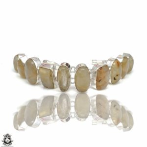Shop Rutilated Quartz Bracelets! Rutile Rutilated Quartz Genuine Gemstone Healing Crystal Bracelet • Birthstone Bracelet B4416 | Natural genuine Rutilated Quartz bracelets. Buy crystal jewelry, handmade handcrafted artisan jewelry for women.  Unique handmade gift ideas. #jewelry #beadedbracelets #beadedjewelry #gift #shopping #handmadejewelry #fashion #style #product #bracelets #affiliate #ad