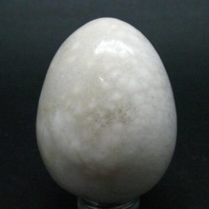 Large Scolecite Egg From India – 1.7" | Natural genuine stones & crystals in various shapes & sizes. Buy raw cut, tumbled, or polished gemstones for making jewelry or crystal healing energy vibration raising reiki stones. #crystals #gemstones #crystalhealing #crystalsandgemstones #energyhealing #affiliate #ad