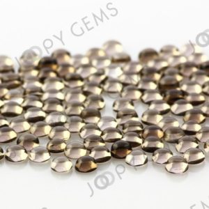 Shop Smoky Quartz Cabochons! Smoky Quartz Cabochon 3mm Round – per stone | Natural genuine stones & crystals in various shapes & sizes. Buy raw cut, tumbled, or polished gemstones for making jewelry or crystal healing energy vibration raising reiki stones. #crystals #gemstones #crystalhealing #crystalsandgemstones #energyhealing #affiliate #ad