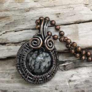 Shop Snowflake Obsidian Pendants! Snowflake Obsidian Pendant Necklace | Natural genuine Snowflake Obsidian pendants. Buy crystal jewelry, handmade handcrafted artisan jewelry for women.  Unique handmade gift ideas. #jewelry #beadedpendants #beadedjewelry #gift #shopping #handmadejewelry #fashion #style #product #pendants #affiliate #ad
