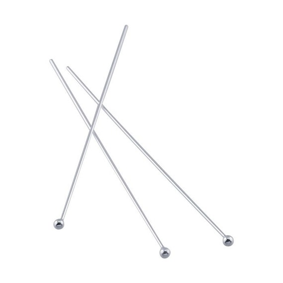 Sterling Silver Ball Headpins, 2" / 22 Guage,100 Pcs, Headpin, Head Pins, Ball Pin 22ga, 22 Ga, Jewelry Repair, Wholesale Headpins, Ballpin Sterling Silver Ball Headpins, 2" / 22 Guage,100 Pcs, Headpin, Head Pins, Ball Pin 22ga, 22 Ga, Jewelry Repair, Wholesale Headpins, Ballpin