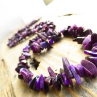 Long 70cm Sugl2 Genuine Natural Sugilite Necklace Gemstones Untreated Not Dyed Or Oiled Intense Natural Color Sterling Silver Clasp | Natural genuine Gemstone jewelry. Buy crystal jewelry, handmade handcrafted artisan jewelry for women.  Unique handmade gift ideas. #jewelry #beadedjewelry #beadedjewelry #gift #shopping #handmadejewelry #fashion #style #product #jewelry #affiliate #ad