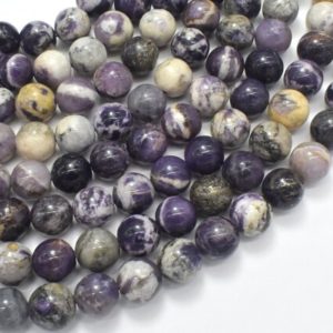 Shop Sugilite Beads! Sugilite Beads, 10mm Round Beads, 15 Inch, Full strand, Approx. 40 beads, Hole 1mm (212054003) | Natural genuine round Sugilite beads for beading and jewelry making.  #jewelry #beads #beadedjewelry #diyjewelry #jewelrymaking #beadstore #beading #affiliate #ad