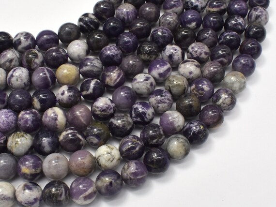 Sugilite Beads, 8mm Round Beads, 15.5 Inch, Full Strand, Approx 49 Beads, Hole 1mm (212054001)