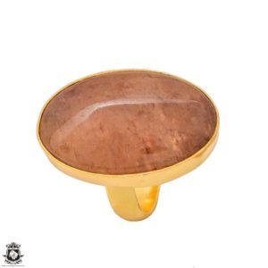 Shop Sunstone Rings! Size 8.5 – Size 10 Sunstone Ring Meditation Ring 24K Gold Ring GPR1301 | Natural genuine Sunstone rings, simple unique handcrafted gemstone rings. #rings #jewelry #shopping #gift #handmade #fashion #style #affiliate #ad