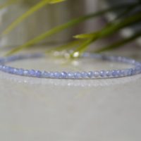 Genuine Tanzanite Bracelet – Bracelet Femme, High Quality Real Tanzanite, December Birthstone,  Ultra Skinny Iris Color Crystal Bracelet | Natural genuine Gemstone jewelry. Buy crystal jewelry, handmade handcrafted artisan jewelry for women.  Unique handmade gift ideas. #jewelry #beadedjewelry #beadedjewelry #gift #shopping #handmadejewelry #fashion #style #product #jewelry #affiliate #ad