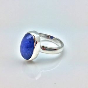 Shop Tanzanite Rings! Tanzanite Ring // 925 Sterling Silver // Simple Setting // Size 6 // Purple Tanzanite Ring // Natural Tanzanite Ring | Natural genuine Tanzanite rings, simple unique handcrafted gemstone rings. #rings #jewelry #shopping #gift #handmade #fashion #style #affiliate #ad