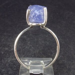 Shop Tanzanite Rings! Natural Tanzanite (Zoisite) Crystal Sterling Silver Ring – 3.6 Grams – Size 9.5 | Natural genuine Tanzanite rings, simple unique handcrafted gemstone rings. #rings #jewelry #shopping #gift #handmade #fashion #style #affiliate #ad