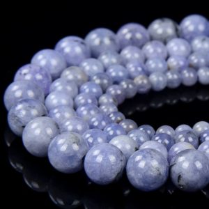 Shop Tanzanite Round Beads! Natural Tanzanite Gemstone Grade AA Round 4MM 5MM 6MM 7MM 8MM Loose Beads (D326) | Natural genuine round Tanzanite beads for beading and jewelry making.  #jewelry #beads #beadedjewelry #diyjewelry #jewelrymaking #beadstore #beading #affiliate #ad