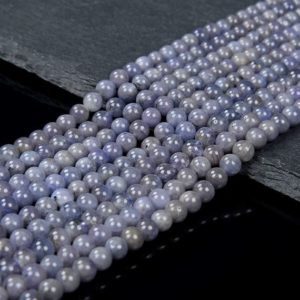 Shop Tanzanite Round Beads! Natural Tanzanite Gemstone Grade AA Round 3MM 4MM 5MM 6MM Loose Beads (D332) | Natural genuine round Tanzanite beads for beading and jewelry making.  #jewelry #beads #beadedjewelry #diyjewelry #jewelrymaking #beadstore #beading #affiliate #ad