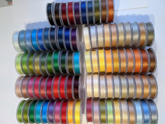 Threads For Embroidery With Beads, 1 Set - 10 Pcs, Beading Threads Mix, Colored Threads, Bead Embroidery Threads, Set Of Threads Threads For Embroidery With Beads, 1 Set - 10 Pcs, Beading Threads Mix, Colored Threads, Bead Embroidery Threads, Set Of Threads