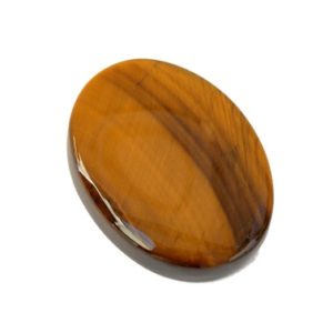 Shop Tiger Eye Cabochons! Tiger Eye Cabochon Gemstone (27mm x 20mm x 7mm) – Oval Cut – Reiki Chakra Stones | Natural genuine stones & crystals in various shapes & sizes. Buy raw cut, tumbled, or polished gemstones for making jewelry or crystal healing energy vibration raising reiki stones. #crystals #gemstones #crystalhealing #crystalsandgemstones #energyhealing #affiliate #ad