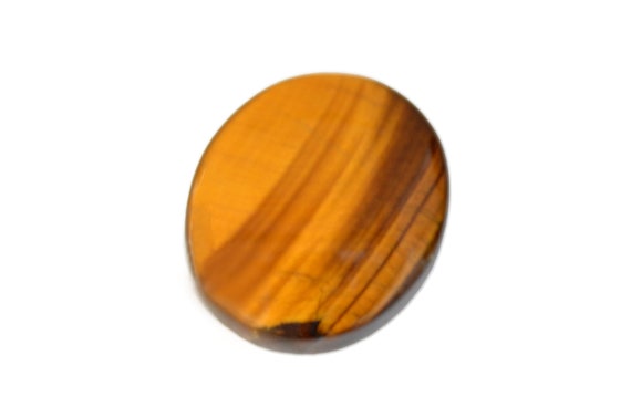 Tiger Eye Oval Cabochon (23mm X 20mm X 7mm) - Natural Stone - Loose Crystal