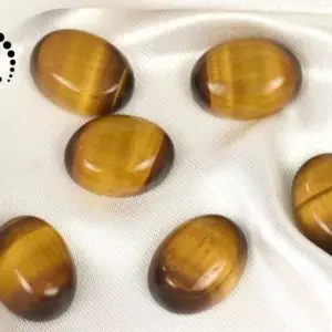Shop Tiger Eye Bead Shapes! Yellow Tiger Eye Cabochon beads,oval shape gemstone,Tiger Eye,Natural,Gemstone,DIY,15x20mm,10 pcs | Natural genuine other-shape Tiger Eye beads for beading and jewelry making.  #jewelry #beads #beadedjewelry #diyjewelry #jewelrymaking #beadstore #beading #affiliate #ad