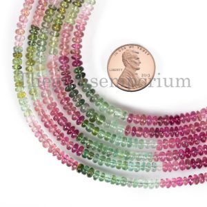 Shop Tourmaline Rondelle Beads! 4-4.25mm Multi Tourmaline Rondelle, Smooth Tourmaline Beads, Multi Tourmaline Beads, Smooth Rondelle, Gemstone Rondelle, Tourmaline Rondelle | Natural genuine rondelle Tourmaline beads for beading and jewelry making.  #jewelry #beads #beadedjewelry #diyjewelry #jewelrymaking #beadstore #beading #affiliate #ad