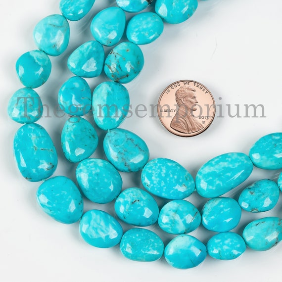 Turquoise Fancy Nugget Beads, 7x10-13x18mm Turquoise Gemstone Beads, Fancy Nugget Beads , Wholesale Beads For Jewelry