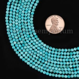 Shop Turquoise Faceted Beads! 3mm Turquoise Faceted Round Beads, Turquoise Beads, Faceted Turquoise Beads, Turquoise Round Beads, Round Beads, Turquoise Gemstone Beads | Natural genuine faceted Turquoise beads for beading and jewelry making.  #jewelry #beads #beadedjewelry #diyjewelry #jewelrymaking #beadstore #beading #affiliate #ad