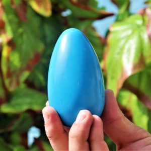 Shop Turquoise Stones & Crystals! 85MM A++ Large Dyed Blue Turquoise Crystals Gemstone Metaphysical Power Egg | Natural genuine stones & crystals in various shapes & sizes. Buy raw cut, tumbled, or polished gemstones for making jewelry or crystal healing energy vibration raising reiki stones. #crystals #gemstones #crystalhealing #crystalsandgemstones #energyhealing #affiliate #ad