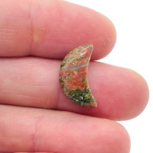 Shop Unakite Shapes! Unakite Gemstone Moon – Crystal Moon – Carved Moon – Healing Crystal – Mini Moon Crystal – 2cm – MO1067 | Natural genuine stones & crystals in various shapes & sizes. Buy raw cut, tumbled, or polished gemstones for making jewelry or crystal healing energy vibration raising reiki stones. #crystals #gemstones #crystalhealing #crystalsandgemstones #energyhealing #affiliate #ad