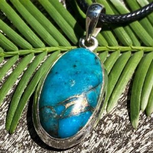 Shop Turquoise Necklaces! Unisex Natural Turquoise and 925 Silver Healing Stone Necklace with Positive Healing Energy! | Natural genuine Turquoise necklaces. Buy crystal jewelry, handmade handcrafted artisan jewelry for women.  Unique handmade gift ideas. #jewelry #beadednecklaces #beadedjewelry #gift #shopping #handmadejewelry #fashion #style #product #necklaces #affiliate #ad
