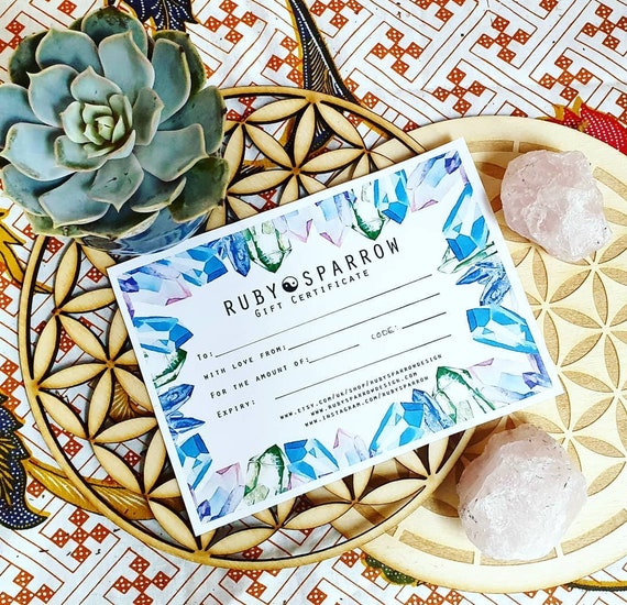 Valentines Gift Certificate - Gift Voucher - Mail Voucher - Boho Present - Clothing Voucher - Clothes Sale - Friendship Gift - Girlfriend