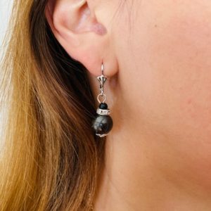 Shop Shungite Earrings! Black Shungite earrings |  Shungite Dangle Earrings | SHUNGITE Earrings Protection Stone Jewelry | Simple dainty hoop Shungite earrings | Natural genuine Shungite earrings. Buy crystal jewelry, handmade handcrafted artisan jewelry for women.  Unique handmade gift ideas. #jewelry #beadedearrings #beadedjewelry #gift #shopping #handmadejewelry #fashion #style #product #earrings #affiliate #ad