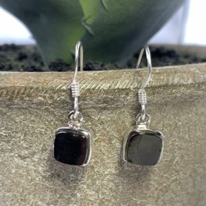 Shop Shungite Earrings! Elite Shungite Earrings – Elite Shungite – Square Drops – Jewellery – Silver Studs – Jewelry – Gift for her – Unique Gift – Gift | Natural genuine Shungite earrings. Buy crystal jewelry, handmade handcrafted artisan jewelry for women.  Unique handmade gift ideas. #jewelry #beadedearrings #beadedjewelry #gift #shopping #handmadejewelry #fashion #style #product #earrings #affiliate #ad