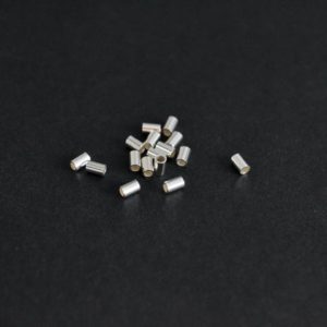 Shop Crimp Beads! 25 Sterling Silver Crimp Beads 2x3mm, Made in China, SC93 | Shop jewelry making and beading supplies, tools & findings for DIY jewelry making and crafts. #jewelrymaking #diyjewelry #jewelrycrafts #jewelrysupplies #beading #affiliate #ad