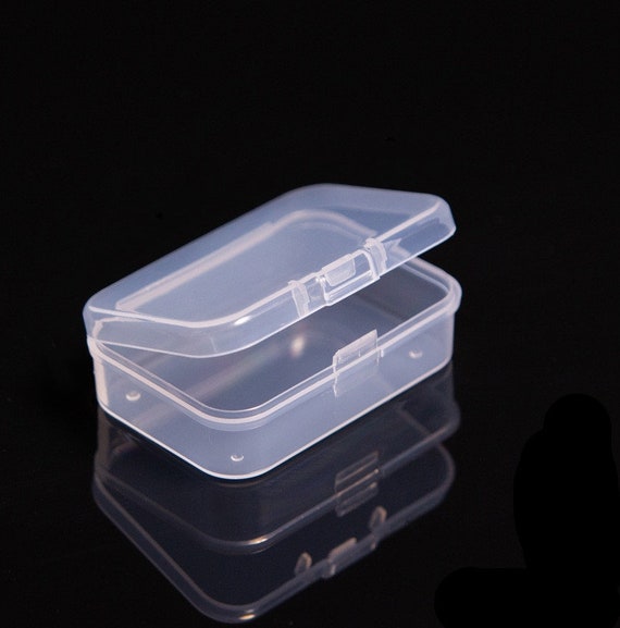 2pcs, Mini Storage Box, Stickers Storage, Desk Storage, Plastic Storage Box, Bead Container, Scrapbook Organizer, Stationery Storage,planner
