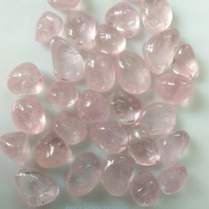 AAA Quality Pink Morganite Tumble Gemstone, Crystal Pink Morganite, Size- 8.10 to 9.80 MM  Natural Tumble Morganite for Jewelry Making | Natural genuine stones & crystals in various shapes & sizes. Buy raw cut, tumbled, or polished gemstones for making jewelry or crystal healing energy vibration raising reiki stones. #crystals #gemstones #crystalhealing #crystalsandgemstones #energyhealing #affiliate #ad