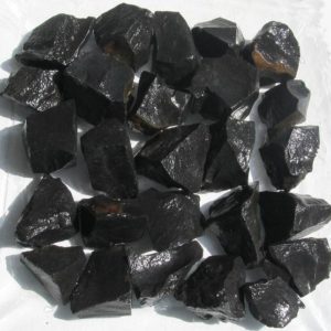 Shop Raw & Rough Onyx Stones! Black onyx from Brazil, pieces 30-60 mm, raw stones minerals | Natural genuine stones & crystals in various shapes & sizes. Buy raw cut, tumbled, or polished gemstones for making jewelry or crystal healing energy vibration raising reiki stones. #crystals #gemstones #crystalhealing #crystalsandgemstones #energyhealing #affiliate #ad