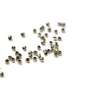 Shop Crimp Beads! BULK 100 Crimp  Beads Silver Tone 1.5mm  F495 | Shop jewelry making and beading supplies, tools & findings for DIY jewelry making and crafts. #jewelrymaking #diyjewelry #jewelrycrafts #jewelrysupplies #beading #affiliate #ad
