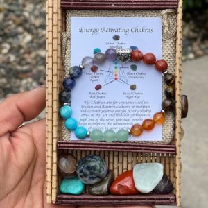 Shop Chakra Bracelets! Chakra Jewelry – Chakra Bracelet – Charka Necklace – Healing Chakras Bracelet – Energy, Balance, Protection – Yoga Jewelry – Straw Gift Box | Shop jewelry making and beading supplies, tools & findings for DIY jewelry making and crafts. #jewelrymaking #diyjewelry #jewelrycrafts #jewelrysupplies #beading #affiliate #ad