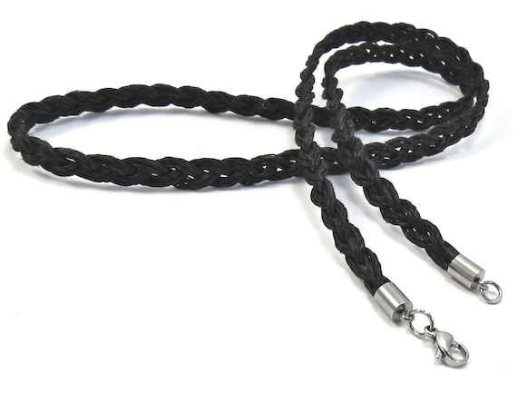 Custom Hemp Necklace With Stainless Steel Clasp, Hemp Jewelry