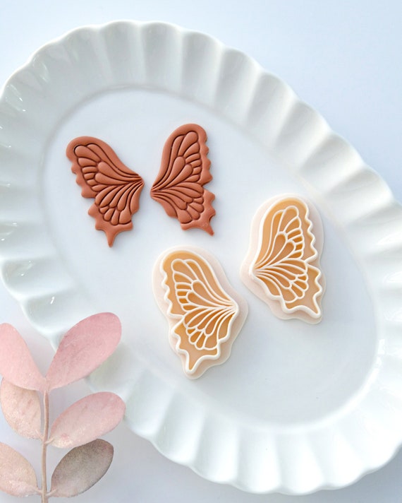 Butterfly Wing Clay Cutters: Polymer Clay Earring Jewelry Tools
