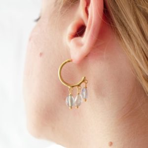Shop Fluorite Earrings! Fluorite stone earrings. Gold plated natural stone earrings. fluorite earrings. fluorite gemstone earrings. | Natural genuine Fluorite earrings. Buy crystal jewelry, handmade handcrafted artisan jewelry for women.  Unique handmade gift ideas. #jewelry #beadedearrings #beadedjewelry #gift #shopping #handmadejewelry #fashion #style #product #earrings #affiliate #ad