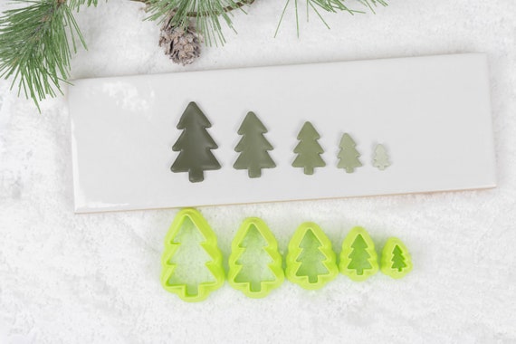 Polymer Clay Cutter, Christmas Clay Cutters, Winter Clay Cutters, Christmas Tree Clay Cutter, Evergreen Tree Clay Cutter, Clay Tools