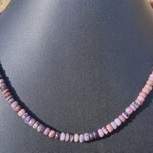 Shop Sugilite Necklaces! RARE SUGILITE Necklace – Faceted Gel sugilite Necklace – Handmade Jewelry – Healing Crystal – South African, Wessels mine Sugilite necklace | Natural genuine Sugilite necklaces. Buy crystal jewelry, handmade handcrafted artisan jewelry for women.  Unique handmade gift ideas. #jewelry #beadednecklaces #beadedjewelry #gift #shopping #handmadejewelry #fashion #style #product #necklaces #affiliate #ad