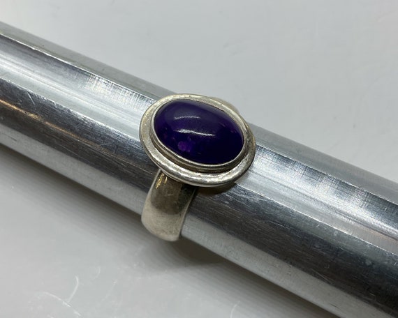 Sugilite Ring Sugilite In Sterling Silver Sterling Silver Ring Sugilite Jewelry Cabochon Sugilite Stone 1
