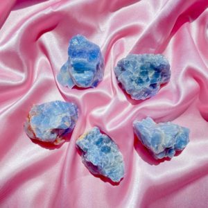 Shop Raw & Rough Blue Calcite Stones! 1 piece blue calcite | raw blue calcite | rough blue calcite | blue calcite crystal | Natural genuine stones & crystals in various shapes & sizes. Buy raw cut, tumbled, or polished gemstones for making jewelry or crystal healing energy vibration raising reiki stones. #crystals #gemstones #crystalhealing #crystalsandgemstones #energyhealing #affiliate #ad