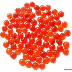 Shop Carnelian Cabochons! 10 Pieces 6mm Carnelian Cabochon Round Gemstone, Carnelian Round Cabochon gemstone, Nice Quality, Orange Carnelian Cabochon Loose Gemstone | Natural genuine stones & crystals in various shapes & sizes. Buy raw cut, tumbled, or polished gemstones for making jewelry or crystal healing energy vibration raising reiki stones. #crystals #gemstones #crystalhealing #crystalsandgemstones #energyhealing #affiliate #ad