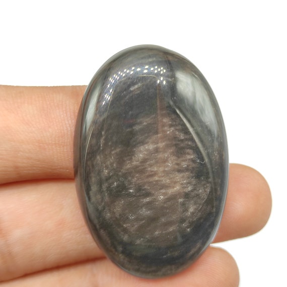 100% Natural Golden Obsidian Cabochon 50ct Oval Shape Designer Obsidian Healing Mineral Stone Smooth Polished Gemstone For Jewelry M5284