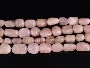 Shop Morganite Chip & Nugget Beads! 15" Natural Smooth Morganite Tumbles, Pink-Peach Morganite Tumble, Plain Morganite Tumbles, Pink Morganite, Morganite, PickYourPebble. | Natural genuine chip Morganite beads for beading and jewelry making.  #jewelry #beads #beadedjewelry #diyjewelry #jewelrymaking #beadstore #beading #affiliate #ad