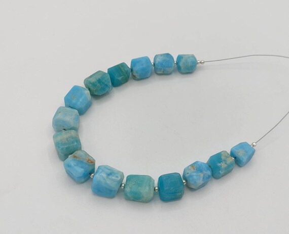 15 Pieces Aragonite Beads Drilled Necklace  @...d58 Size : 9x9x7mm To 12x10x8mm