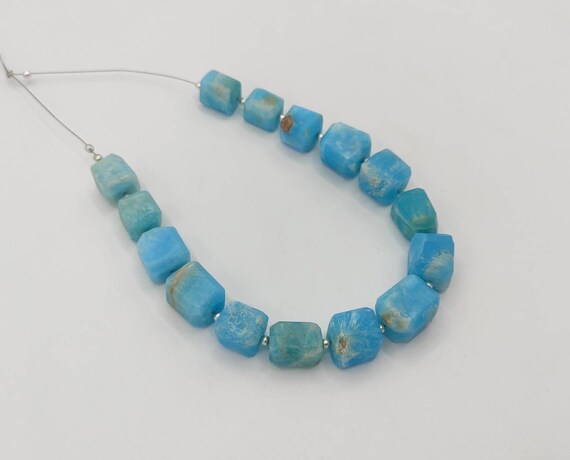 15 Pieces Aragonite Beads Drilled Necklace  @...d56 Size : 10x9x9mm To 14x11x10mm