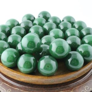Shop Jade Shapes! 20mm Jade Sphere/Marble – A Grade Canadian Nephrite Jade – Sold individually | Natural genuine stones & crystals in various shapes & sizes. Buy raw cut, tumbled, or polished gemstones for making jewelry or crystal healing energy vibration raising reiki stones. #crystals #gemstones #crystalhealing #crystalsandgemstones #energyhealing #affiliate #ad