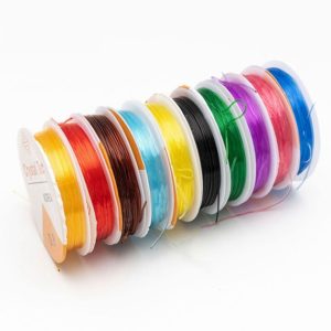 Shop Beading Wire! 20pcs Nylon Thread, Clear Jewellery Beading Wire ,Elastic Stretchy for Jewellery Making Bracelet Necklace ,Craft Beads Line DIY String | Shop jewelry making and beading supplies, tools & findings for DIY jewelry making and crafts. #jewelrymaking #diyjewelry #jewelrycrafts #jewelrysupplies #beading #affiliate #ad